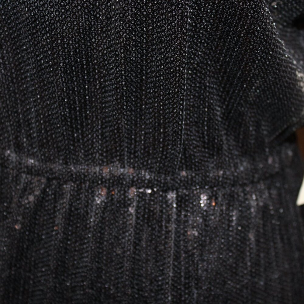 DRESS BB Dakota by Steve Madden Little Black Sequin Cocktail Size Small NWT's - Picture 7 of 15